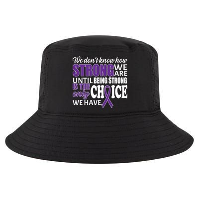 Being Strong Is The Only Choice Lupus Awareness Cool Comfort Performance Bucket Hat