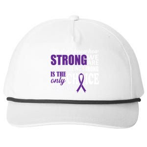 Being Strong Is The Only Choice Lupus Awareness Snapback Five-Panel Rope Hat