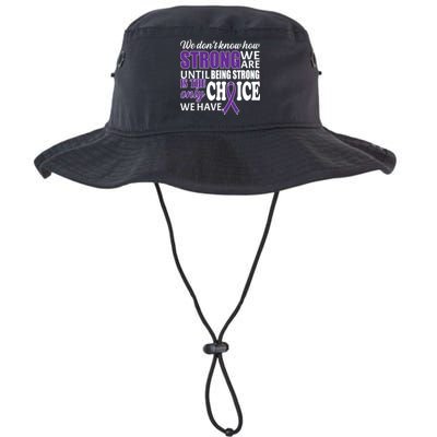 Being Strong Is The Only Choice Lupus Awareness Bucket Hat