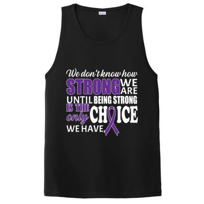 Being Strong Is The Only Choice Lupus Awareness PosiCharge Competitor Tank