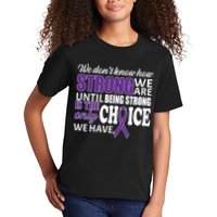Being Strong Is The Only Choice Lupus Awareness Kids T-Shirt