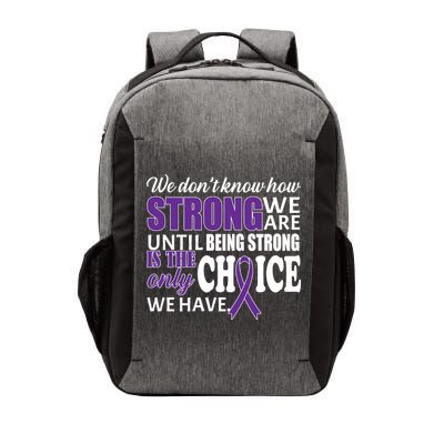 Being Strong Is The Only Choice Lupus Awareness Vector Backpack