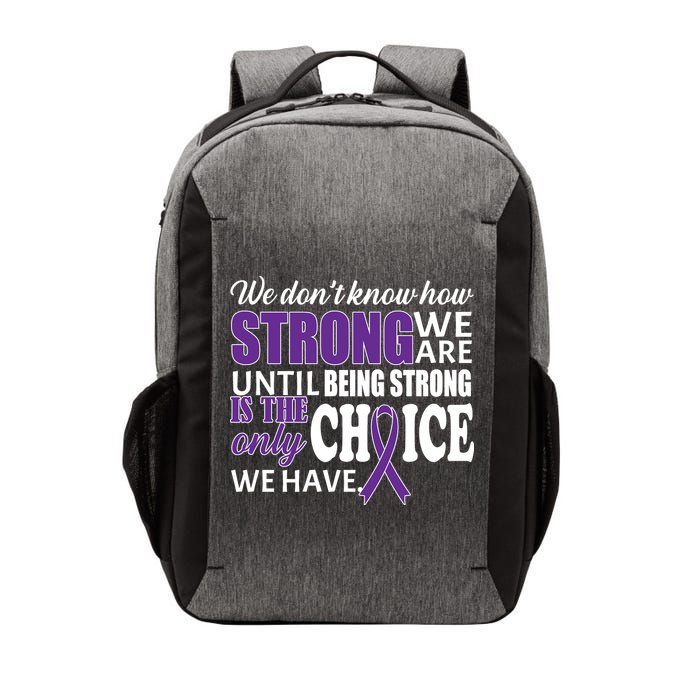 Being Strong Is The Only Choice Lupus Awareness Vector Backpack