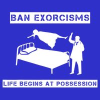 Ban Exorcisms Life Begins At Possession Apparel 16 in Basic Backpack