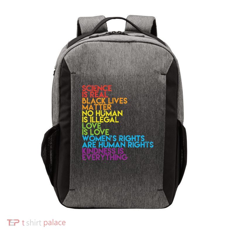 Boredkoalas Equality LGBT Black Pride Vector Backpack