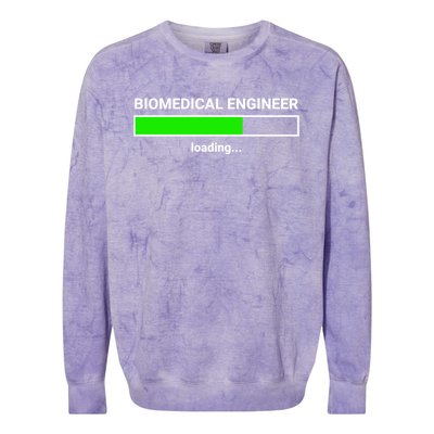 Biomedical Engineer Loading College Major Gift Great Gift Colorblast Crewneck Sweatshirt