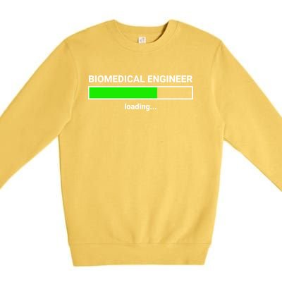 Biomedical Engineer Loading College Major Gift Great Gift Premium Crewneck Sweatshirt