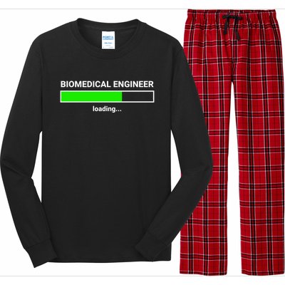 Biomedical Engineer Loading College Major Gift Great Gift Long Sleeve Pajama Set