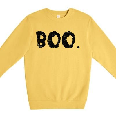 Boo Easy Lazy Spooky Halloween Women Premium Crewneck Sweatshirt