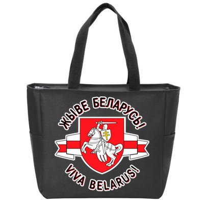 Belarus Pagonya Viva Live Belarus Zip Tote Bag