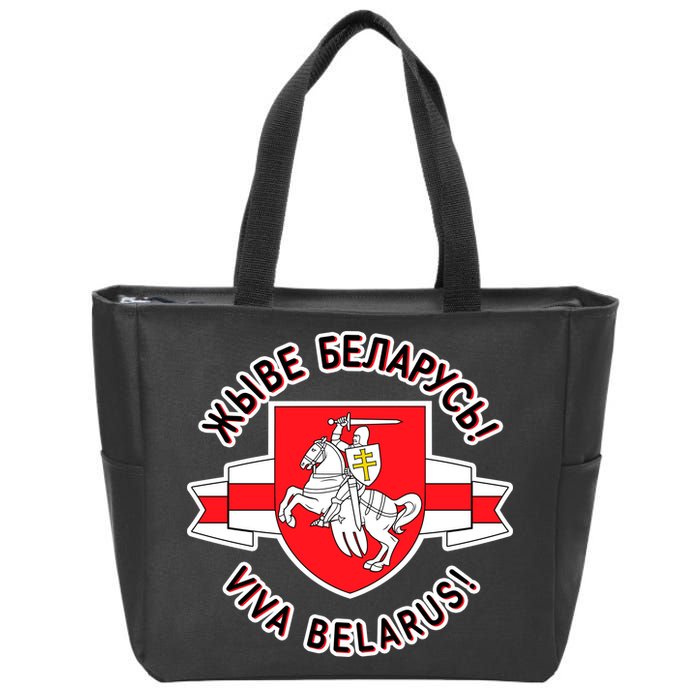 Belarus Pagonya Viva Live Belarus Zip Tote Bag