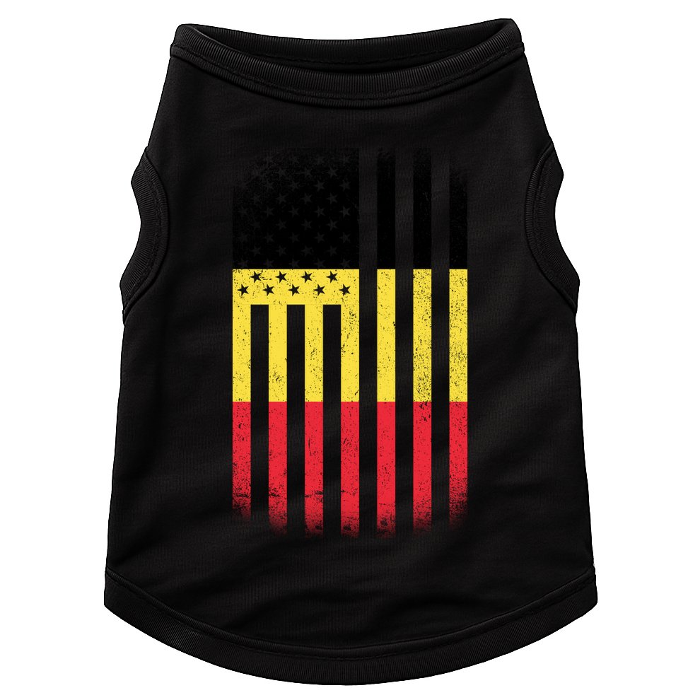 Vintage Flag Of Belgium Doggie Tank