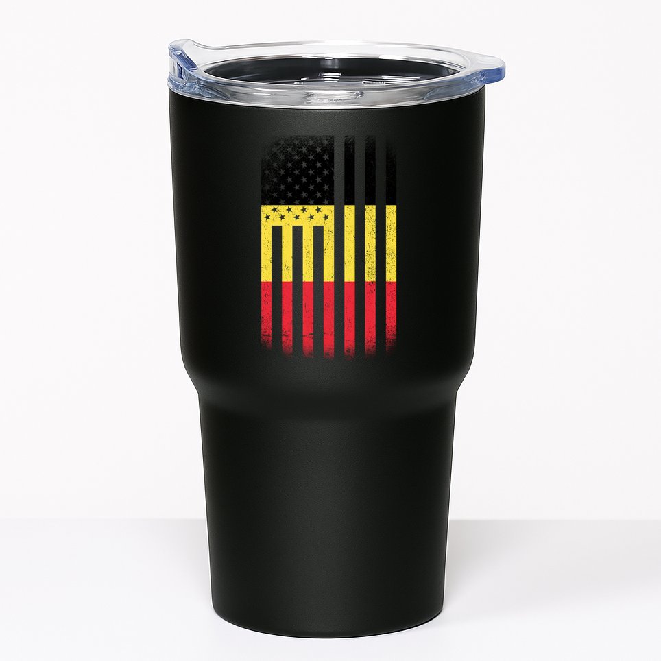 Vintage Flag Of Belgium Tumbler