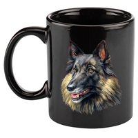 Belgian Tervuren 11oz C Handle Ceramic Mug