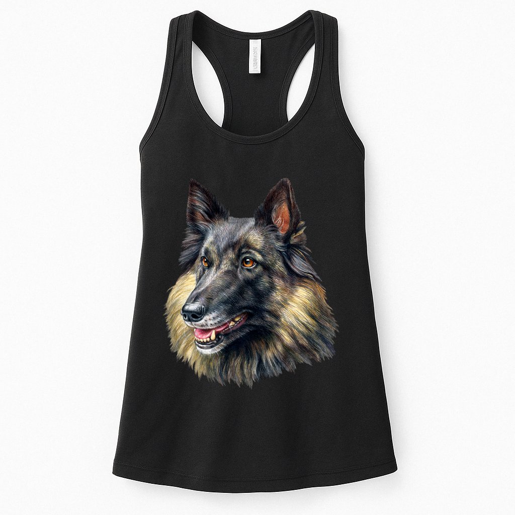 Belgian Tervuren Womens Tank Top