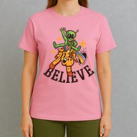 Believe Alien Unicorn T-Shirt