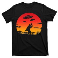 Believe Bigfoot UFO T-Shirt