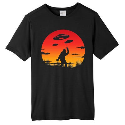 Believe Bigfoot UFO Tall Fusion ChromaSoft Performance T-Shirt