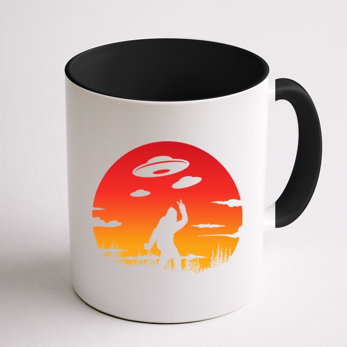 Believe Bigfoot UFO Mug