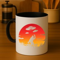 Believe Bigfoot UFO Mug