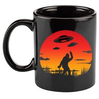 Believe Bigfoot UFO 11oz C Handle Ceramic Mug