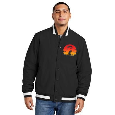 Believe Bigfoot UFO Insulated Varsity Jacket