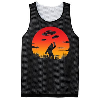 Believe Bigfoot UFO Mesh Reversible Basketball Jersey Tank