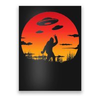 Believe Bigfoot UFO Poster