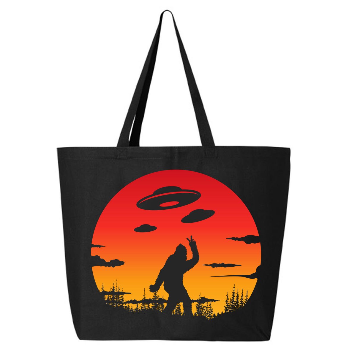 Believe Bigfoot UFO 25L Jumbo Tote