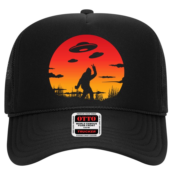 Believe Bigfoot UFO Trucker Hat
