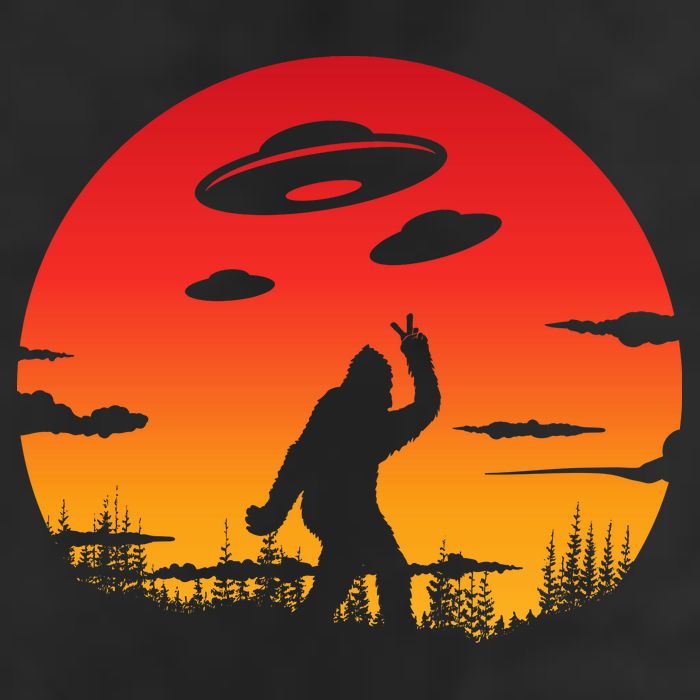 Believe Bigfoot UFO Trucker Hat