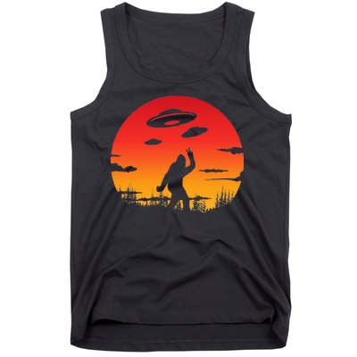 Believe Bigfoot UFO Tank Top