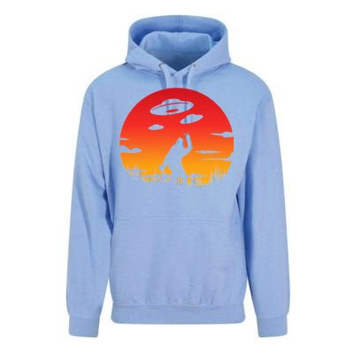 Believe Bigfoot UFO Unisex Surf Hoodie