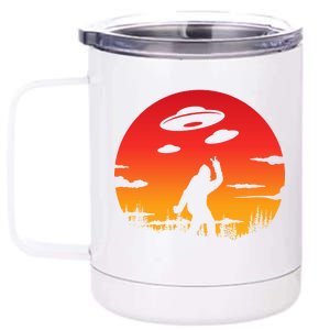 Believe Bigfoot UFO 12 oz Stainless Steel Tumbler Cup