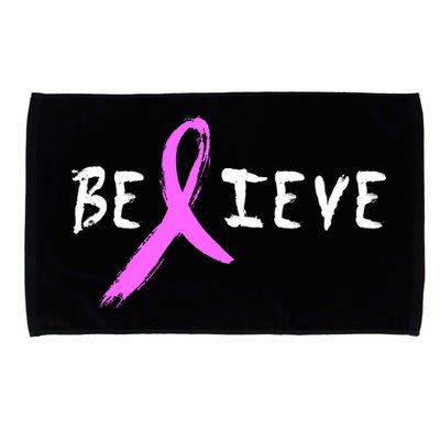 Believe Breast Cancer Microfiber Hand Towel