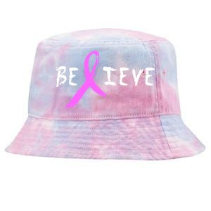 Believe Breast Cancer Tie-Dyed Bucket Hat