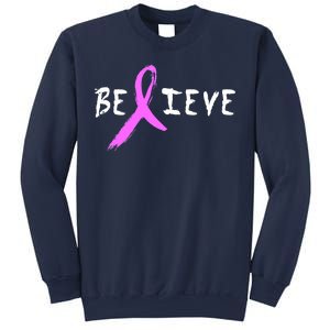 Believe Breast Cancer Sweatshirt