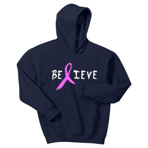 Believe Breast Cancer Kids Hoodie