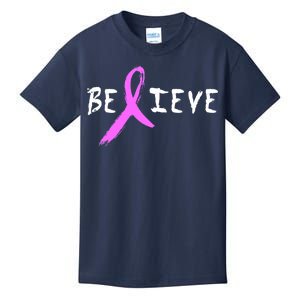 Believe Breast Cancer Kids T-Shirt