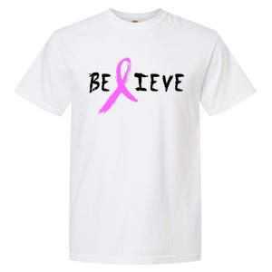 Believe Breast Cancer Garment-Dyed Heavyweight T-Shirt