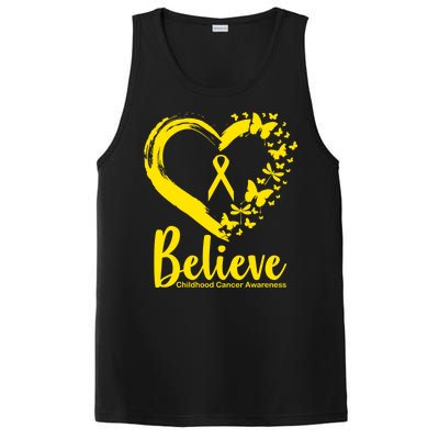 Believe Childhood Cancer Awareness PosiCharge Competitor Tank