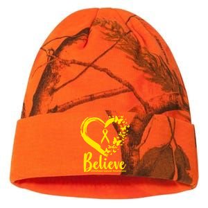 Believe Childhood Cancer Awareness Kati Licensed 12" Camo Beanie