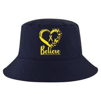 Believe Childhood Cancer Awareness Cool Comfort Performance Bucket Hat