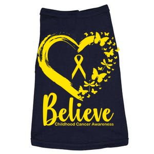 Believe Childhood Cancer Awareness Doggie Tank