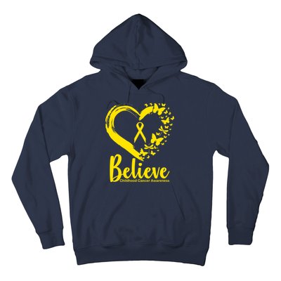 Believe Childhood Cancer Awareness Hoodie