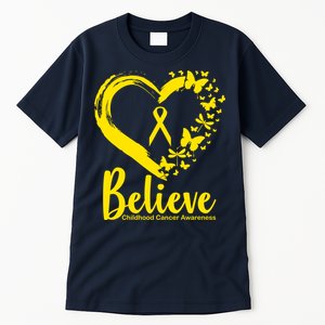 Believe Childhood Cancer Awareness Tall T-Shirt