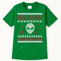 Believe In Aliens Ugly Christmas Tall T-Shirt