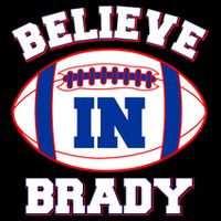Believe In Brady Fan Football Design City Backpack