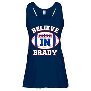 Believe In Brady Fan Football Design Ladies Essential Flowy Tank