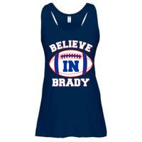 Believe In Brady Fan Football Design Ladies Essential Flowy Tank